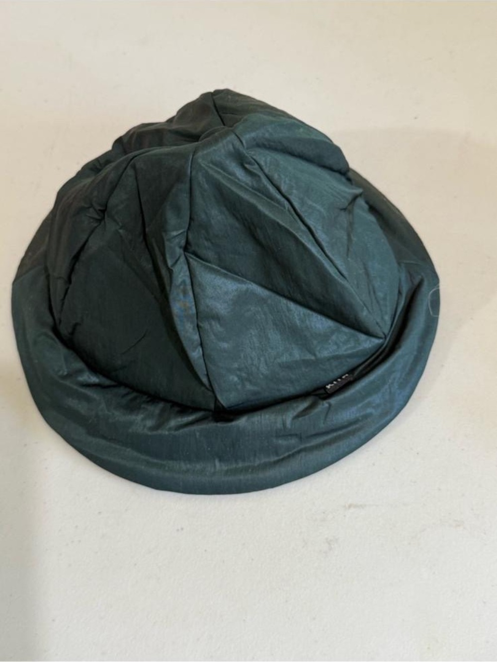 Kith Quilted Bucket Hat in Dark Green